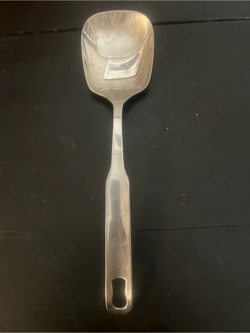 Vintage INOX Rostfrei Stainless Steel Utility Scoop Coffee Candy Flour Ice 9”